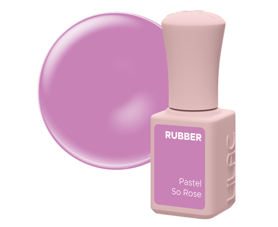 Гел лак Lilac Rubber Pastel So Rose,1,LilaCare Bulgaria