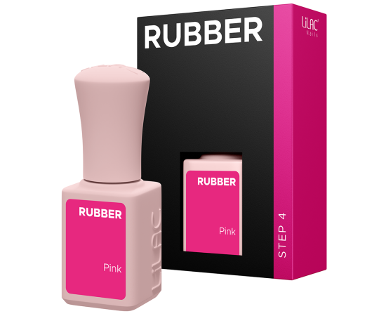 Гел лак Lilac Rubber Pink,1,LilaCare Bulgaria