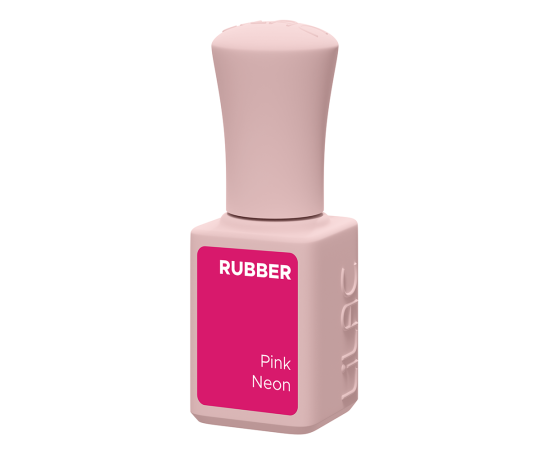 Гел лак Lilac Rubber Pink Neon,2,LilaCare Bulgaria