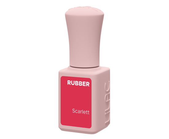 Гел лак Lilac Rubber Scarlett,2,LilaCare Bulgaria