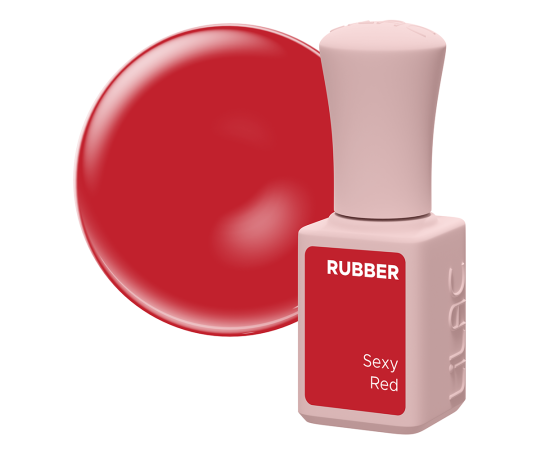 Гел лак Lilac Rubber Sexy Red,1,LilaCare Bulgaria