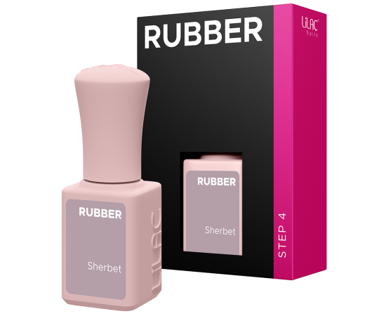 Гел лак Lilac Rubber Sherbet,1,LilaCare Bulgaria