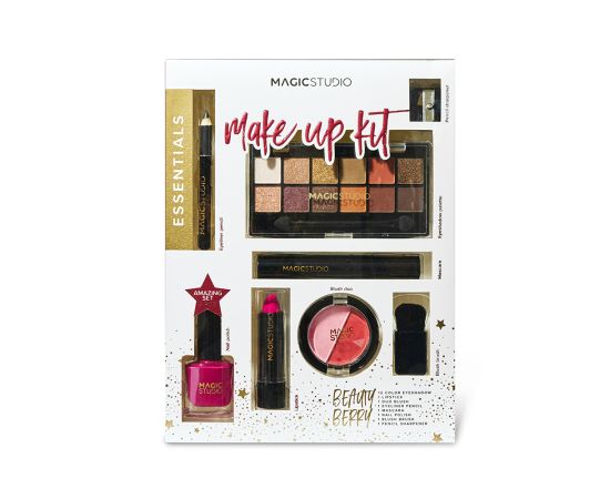 Подарък за жена MAGIC STUDIO COLORFUL ESSENTIAL MAKE UP KIT, палитра за грим, подаръци за коледа, подаръци за рожден ден,1,LilaCare Bulgaria