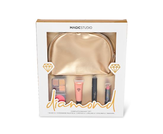 Подарък за жена MAGIC STUDIO DIAMOND COMPLETE RADIANT SET, палитра за грим, подаръци за коледа, подаръци за рожден ден,1,LilaCare Bulgaria