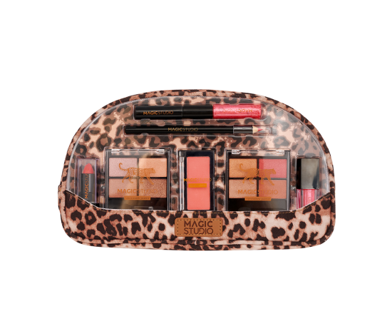 Подарък за жена MAGIC STUDIO WILD SAFARI FURIOUS BEAUTY SET, палитра за грим, подаръци за коледа, подаръци за рожден ден,1,LilaCare Bulgaria