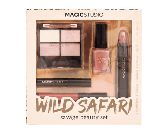 Подарък за жена MAGIC STUDIO WILD SAFARI SAVAGE BEAUTY SET, палитра за грим, подаръци за коледа, подаръци за рожден ден,1,LilaCare Bulgaria