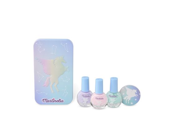 Детски комплект за маникюр за момиче MARTINELIA GALAXY DREAMS NAILS & TIN BOX, подарък за момиче, подаръци за коледа, подаръци за рожден ден,1,LilaCare Bulgaria