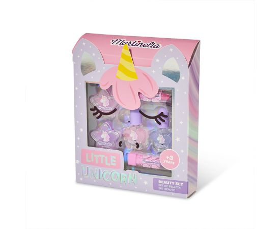 Детски комплект за маникюр за момиче MARTINELIA LITTLE UNICORN FACE BOX, подарък за момиче, подаръци за коледа, подаръци за рожден ден,1,LilaCare Bulgaria