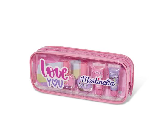 Детски комплект за маникюр за момиче MARTINELIA SUPER GIRL NAIL POLISH & LIP GLOSS BAG, подарък за момиче, подаръци за коледа, подаръци за рожден ден,1,LilaCare Bulgaria