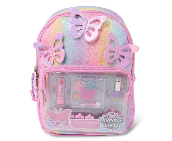 Kомплект грим за момичета MARTINELIA SHIMMER WINGS BAGPACK & BEAUTY SET, подарък за момиче, подаръци за коледа, подаръци за рожден ден,1,LilaCare Bulgaria