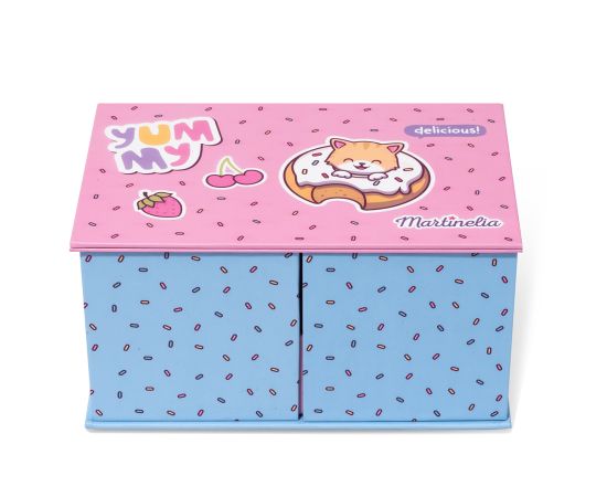 Kомплект грим за момичета MARTINELIA YUMMY JEWELLERY BOX, подарък за момиче, подаръци за коледа, подаръци за рожден ден,1,LilaCare Bulgaria