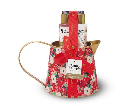 Подарък за жена IDC INSTITUTE SCENTED FLOWERS 4 PCS WATERCAN, комплект за грижа, подаръци за коледа, подаръци за рожден ден,1,LilaCare Bulgaria