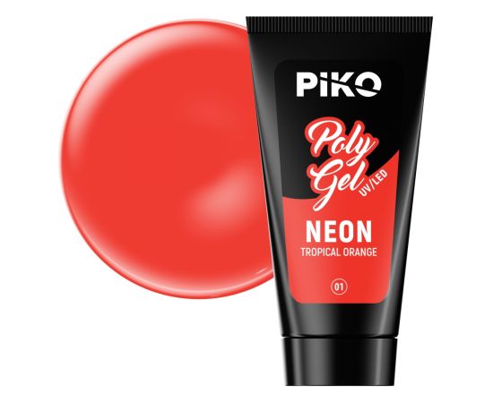 Полигел Piko Neon Tropical Orange 30 ml,1,LilaCare Bulgaria