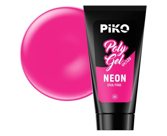 Полигел Piko Neon Diva Pink 30 ml,1,LilaCare Bulgaria