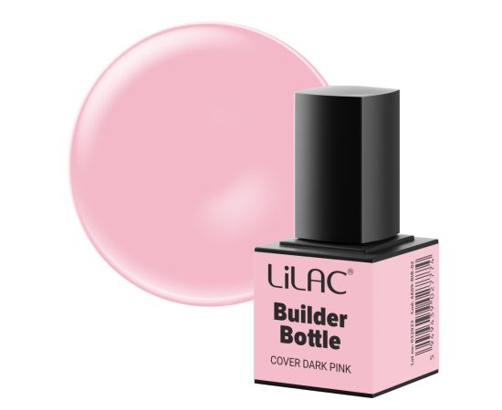 Гел лак за изграждане Lilac Builder Bottle Cover Dark Pink 10 гр,2,LilaCare Bulgaria