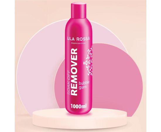 Течност за сваляне на гел лак Soak off remover Lila Rossa 1000 мл,2,LilaCare Bulgaria