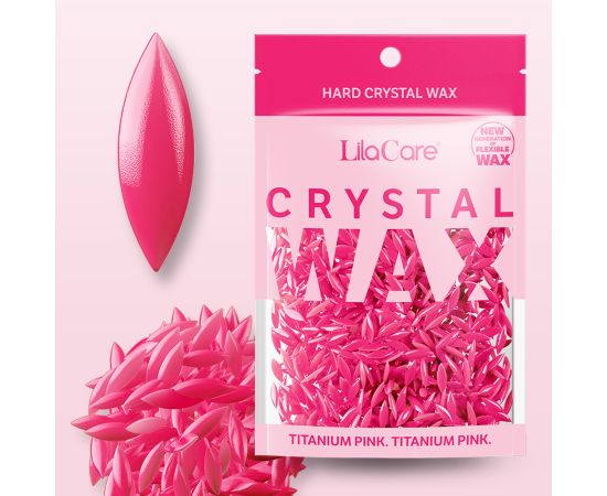 Kола маска на гранули 100 гр LilaCare Crystal Wax Titanium Pink,1,LilaCare Bulgaria