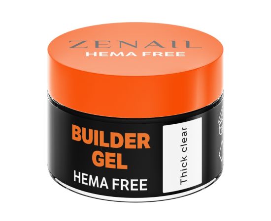 Hema Free гел за изграждане на нокти Zenail Thick clear 15 гр,2,LilaCare Bulgaria