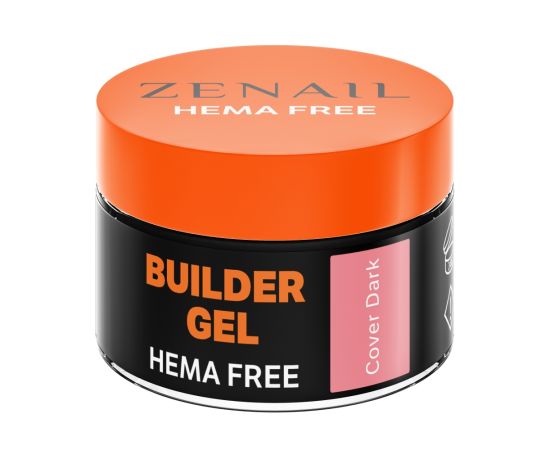 Hema Free гел за изграждане на нокти Zenail Cover Dark 15 гр,2,LilaCare Bulgaria