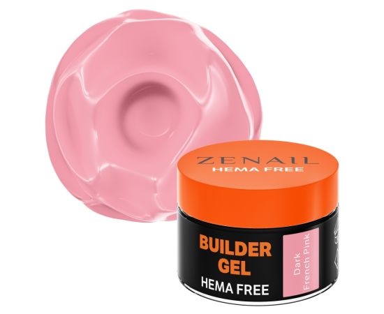 Hema Free гел за изграждане на нокти Zenail Dark French Pink 15 гр,1,LilaCare Bulgaria