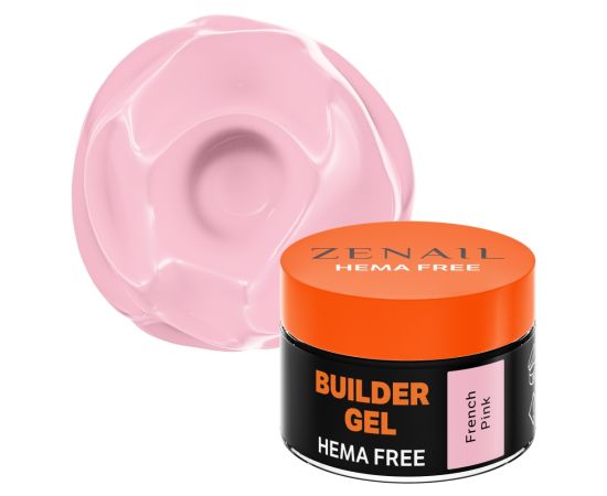 Hema Free гел за изграждане на нокти Zenail French Pink 15 гр,1,LilaCare Bulgaria