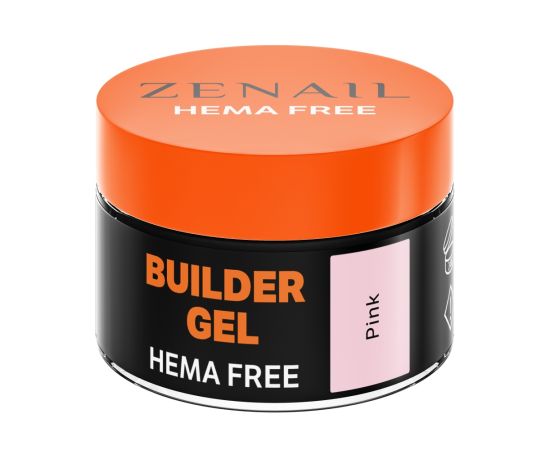 Hema Free гел за изграждане на нокти Zenail Pink 15 гр,2,LilaCare Bulgaria