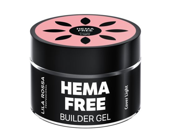 Hema Free гел за изграждане на нокти Lila Rossa Cover Light 15 гр,1,LilaCare Bulgaria