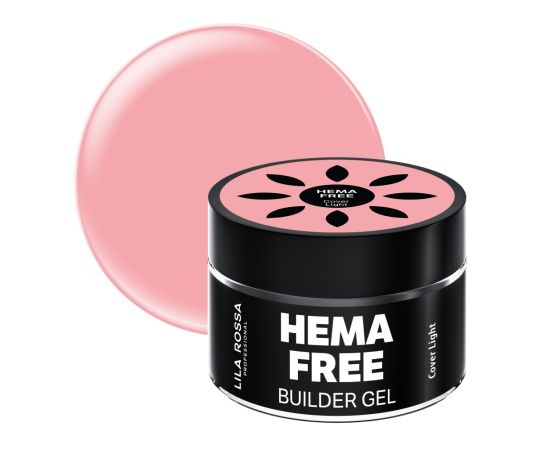 Hema Free гел за изграждане на нокти Lila Rossa Cover Light 15 гр,1,LilaCare Bulgaria