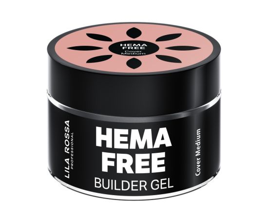 Hema Free гел за изграждане на нокти Lila Rossa Cover Medium 15 гр,1,LilaCare Bulgaria