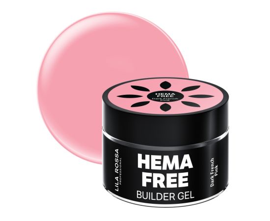 Hema Free гел за изграждане на нокти Lila Rossa Dark French Pink 15 гр,1,LilaCare Bulgaria