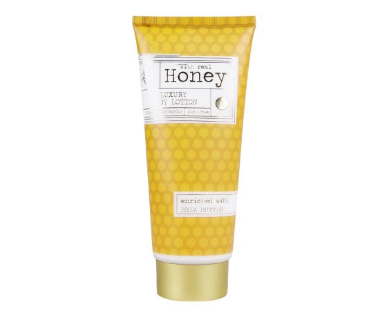 Лосион за тяло, Bodylotion PREMIUM COLLECTION - HONEY with Honey extract and Shea Butter (SLES and paraben free), 200ml in tube, fragrance: Honey, col. yellow/white, подаръци за коледа,1,LilaCare Bulgaria