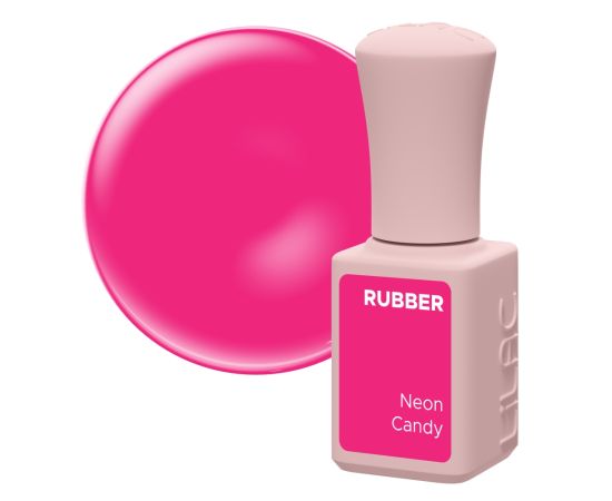 Гел лак Lilac Rubber Neon Candy 6 g,1,LilaCare Bulgaria