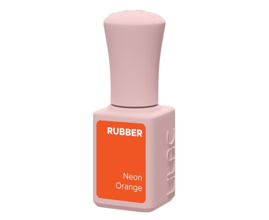 Гел лак Lilac Rubber Neon Orange 6 g,1,LilaCare Bulgaria