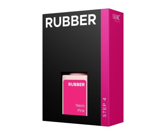 Гел лак Lilac Rubber Neon Pink 6 g,2,LilaCare Bulgaria