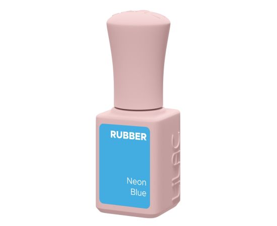 Гел лак Lilac Rubber Neon Blue 6 g,1,LilaCare Bulgaria