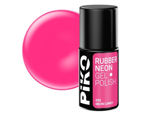 Гел лак Piko Rubber Neon Candy 7 гр,1,LilaCare Bulgaria