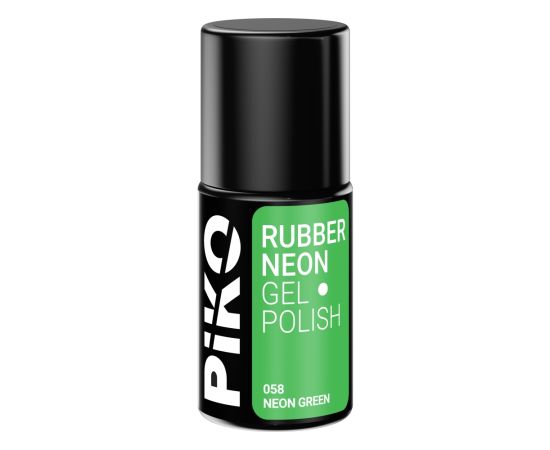 Гел лак Piko Rubber Neon Green 7 гр,1,LilaCare Bulgaria