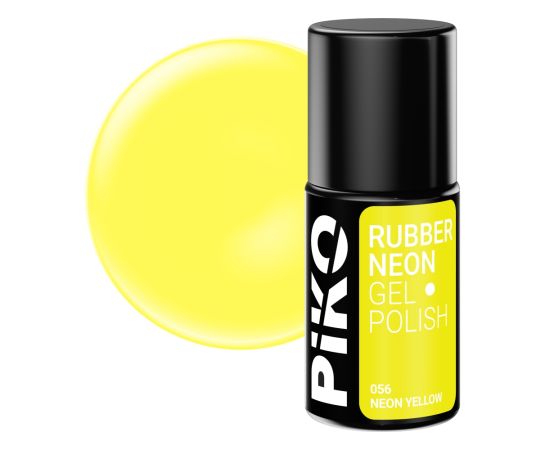 Гел лак Piko Rubber Neon Yellow 7 гр,1,LilaCare Bulgaria