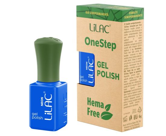 Hema Free гел лак Lilac OneStep Neon 046,1,LilaCare Bulgaria