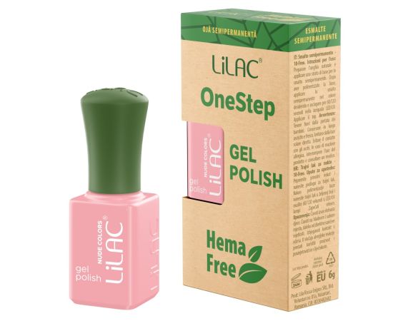 Hema Free гел лак Lilac OneStep Nude 011,1,LilaCare Bulgaria