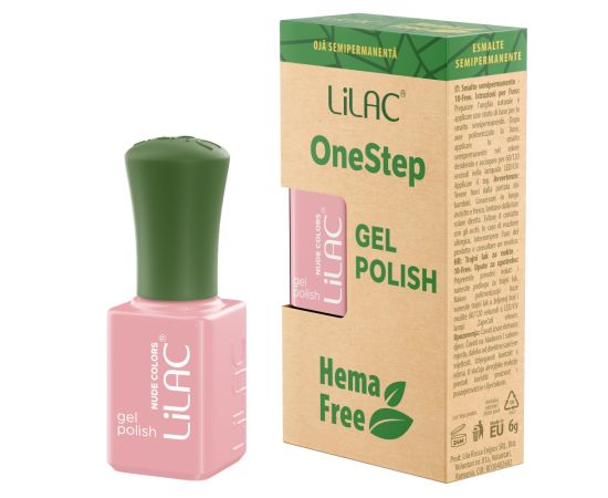 Hema Free гел лак Lilac OneStep Nude 012,1,LilaCare Bulgaria