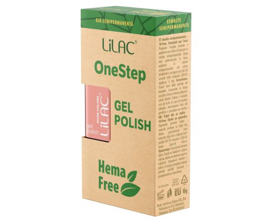 Hema Free гел лак Lilac OneStep Nude 016,2,LilaCare Bulgaria