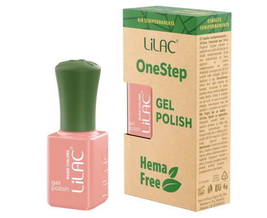 Hema Free гел лак Lilac OneStep Nude 016,1,LilaCare Bulgaria