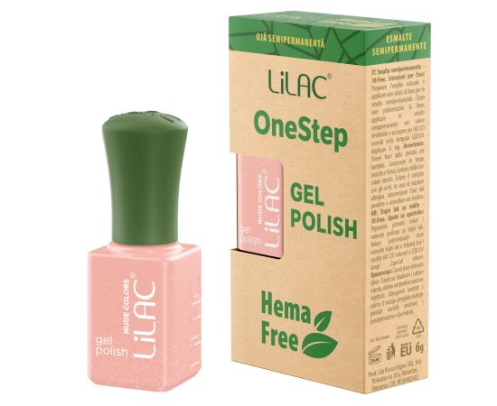 Hema Free гел лак Lilac OneStep Nude 017,1,LilaCare Bulgaria