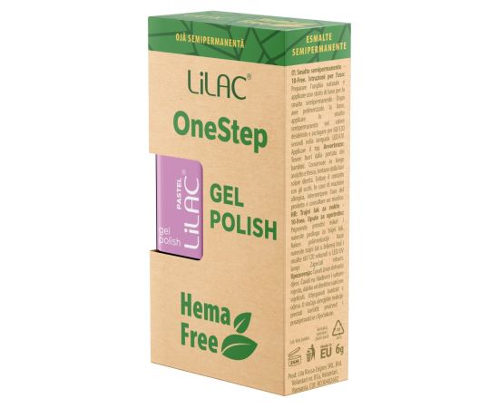 Hema Free гел лак Lilac OneStep Pastel 038,2,LilaCare Bulgaria