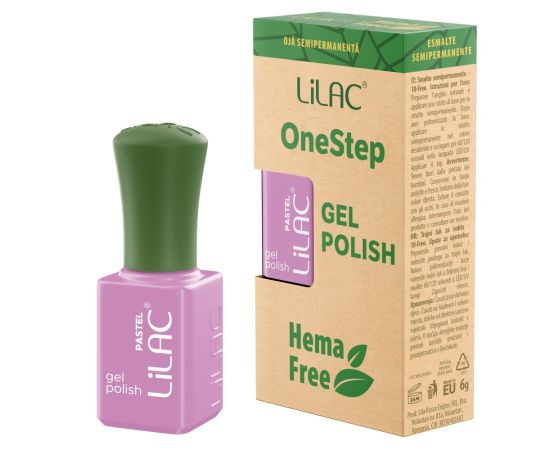 Hema Free гел лак Lilac OneStep Pastel 038,1,LilaCare Bulgaria