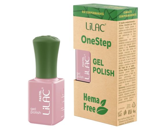 Hema Free гел лак Lilac OneStep Pastel 039,1,LilaCare Bulgaria