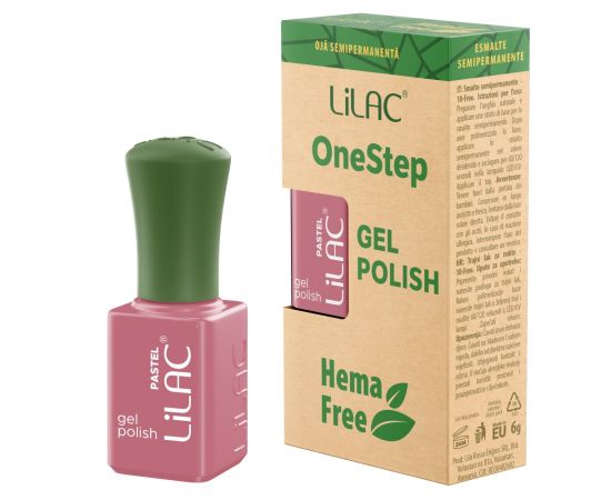 Hema Free гел лак Lilac OneStep Pastel 040,1,LilaCare Bulgaria