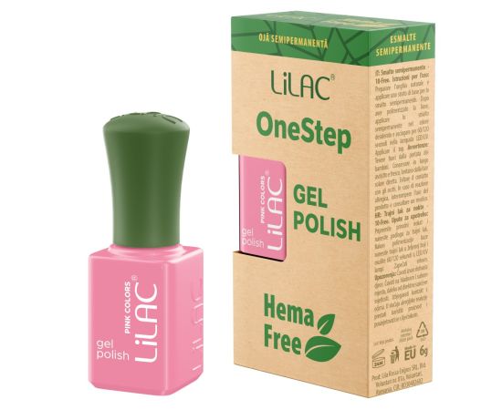 Hema Free гел лак Lilac OneStep Pink 061,1,LilaCare Bulgaria