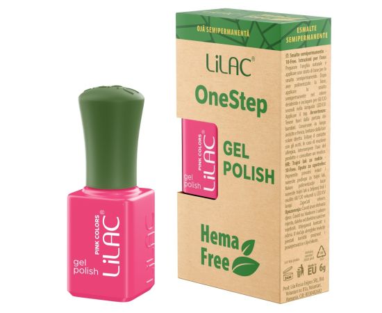 Hema Free гел лак Lilac OneStep Pink 064,1,LilaCare Bulgaria